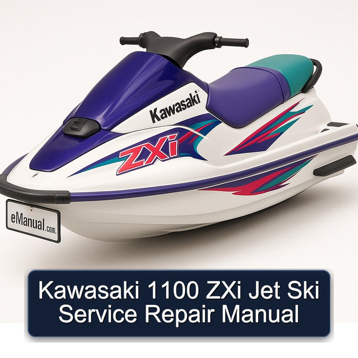 Kawasaki 1100 Zxi Jet Ski Service Repair Workshop Manual PDF