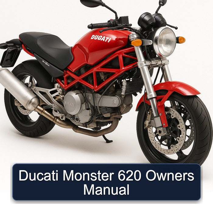 Ducati 620 Monster Owners Owner's Manual PDF