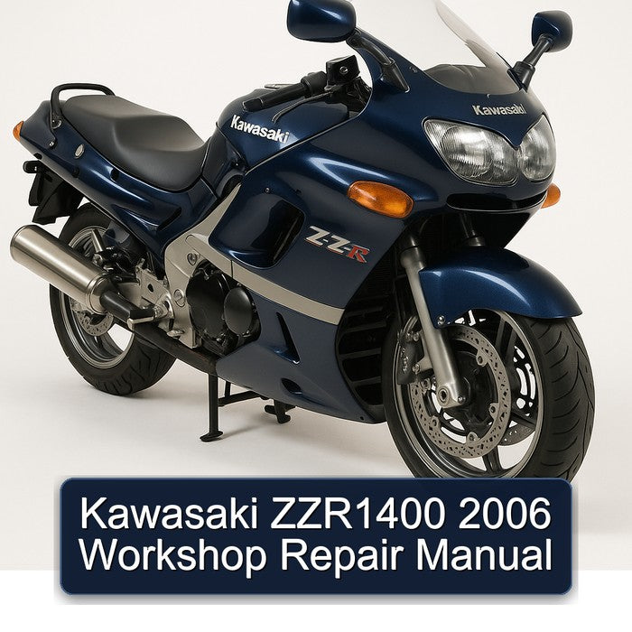 2006 Kawasaki ZZ R Series ZZR1400 Service Repair Workshop Manual PDF
