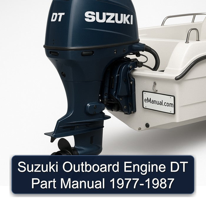 1977-1987 Suzuki Outboard Engine DT Part Parts Catalog PDF