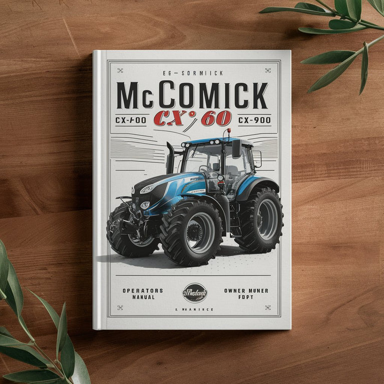 McCormick CX50 CX60 CX70 CX80 CX90 CX100 tractors Operators Owner Manual-PDF