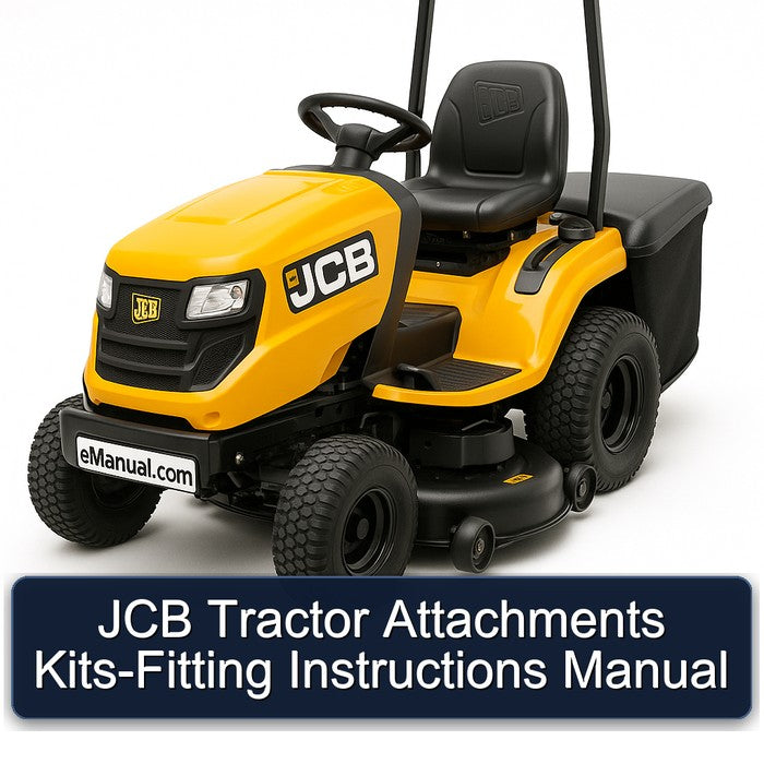 JCB Tractor Attachments Kits-fitting Service Repair Workshop Manual PDF