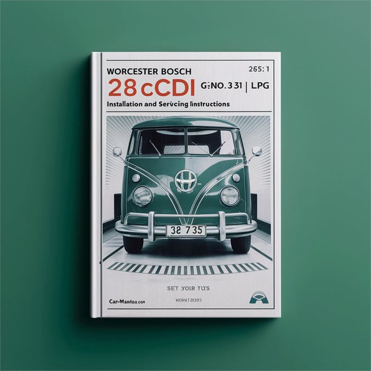 Worcester Bosch 28CDI RSF Gcno.47 311 35 LPG Installation Servicing Service Repair Workshop Manual PDF
