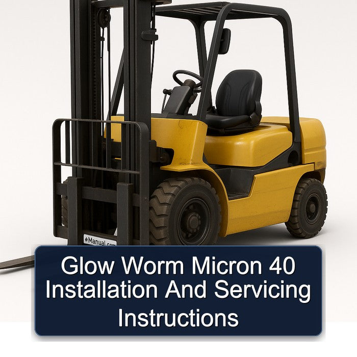 Glow Worm Micron 40 Installation Servicing Service Repair Workshop Manual PDF