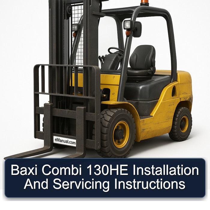 Baxi Combi 130HE Installation Servicing Service Repair Workshop Manual PDF