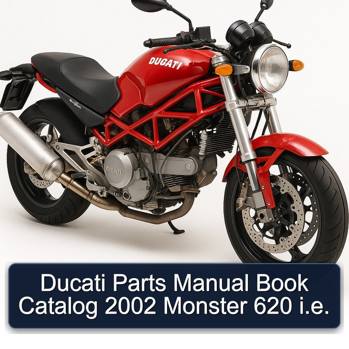 2002 Ducati 620 Catalog Monster I.e Parts PDF