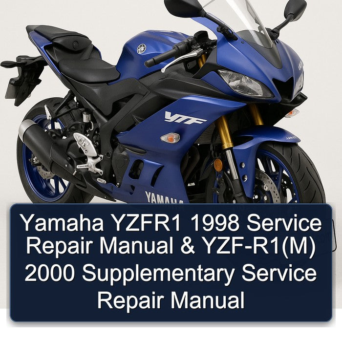 1998-2000 Yamaha YZF Models Yzfr1 Yzf-r1(m) Supplementary Service Repair Workshop Manual PDF