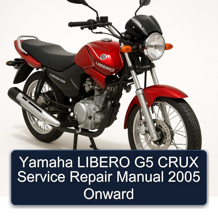 2005 Yamaha Libero G5 Crux Onward Service Repair Workshop Manual PDF