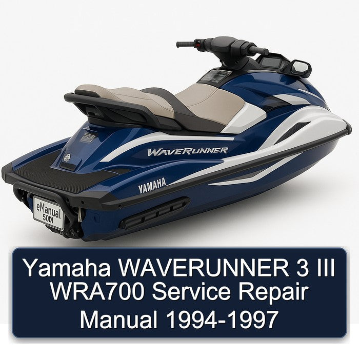 1994-1997 Yamaha Waverunner 3 III WRA700 Service Repair Workshop Manual PDF