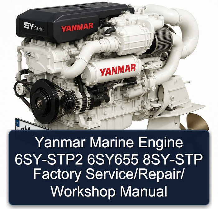 Yanmar Marine Engine 6SY-STP2 6sy655 8SY-STP / Service Repair Workshop Manual PDF