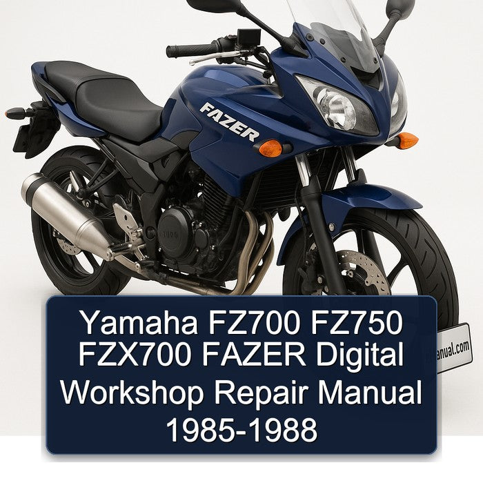 1985-1988 Yamaha Fazer FZ700 FZ750 FZX700 Digital Service Repair Workshop Manual PDF