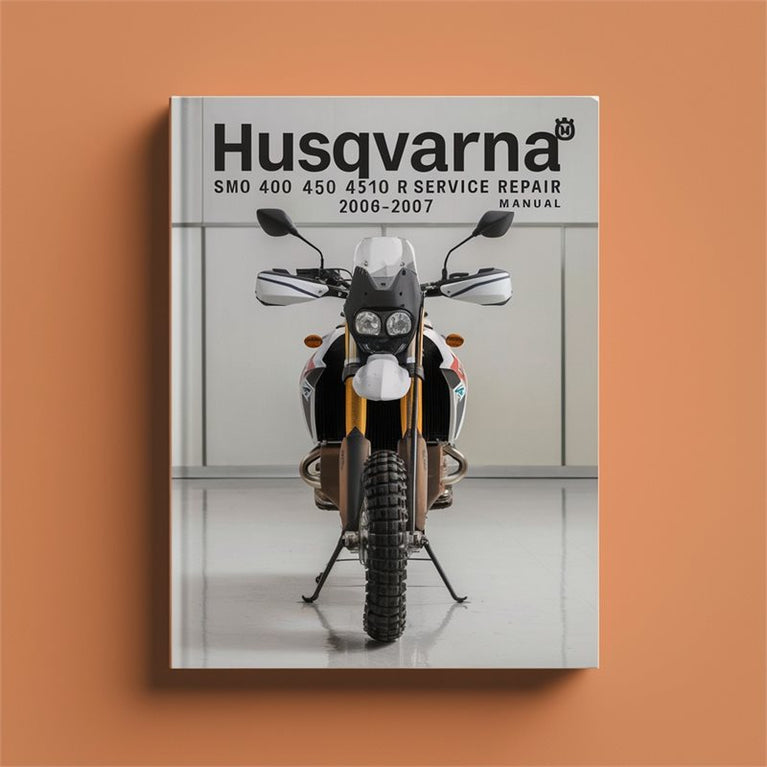 2006-2007 Husqvarna SM Models 400 450 510 R Service Repair Workshop Manual PDF
