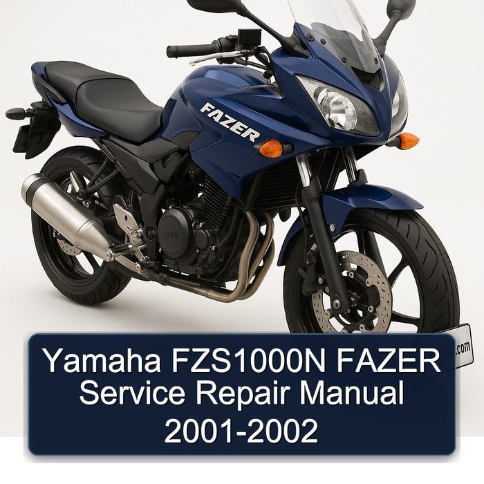 2001-2002 Yamaha Fazer FZS1000N Service Repair Workshop Manual PDF