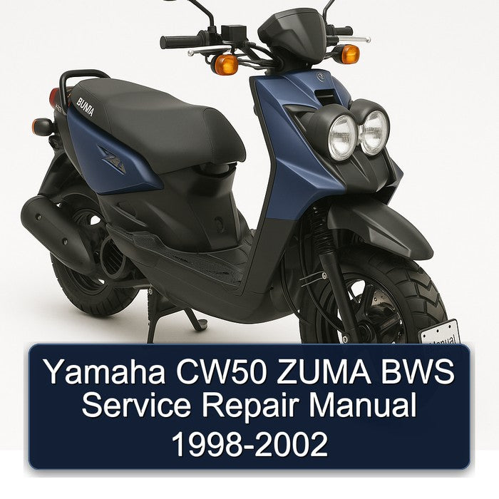1998-2002 Yamaha Zuma CW50 BWS Service Repair Workshop Manual PDF