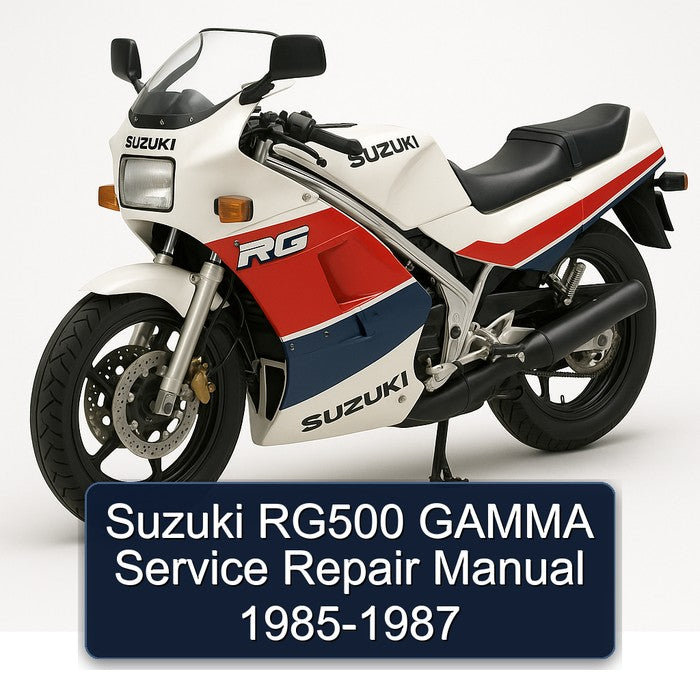 1985-1987 Suzuki RG Series RG500 Gamma Service Repair Workshop Manual PDF
