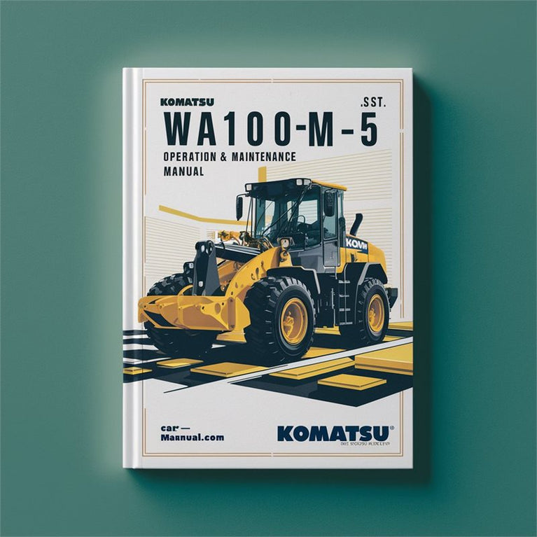 Komatsu Wa100m-5 Wheel Loader Operation Service Repair Workshop Manual PDF
