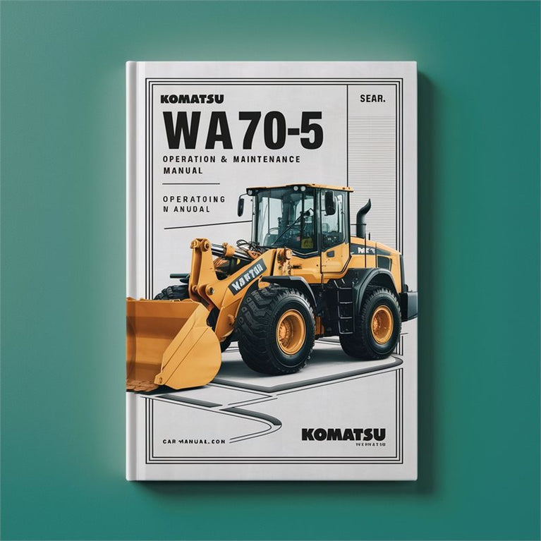 Komatsu WA70-5 Wheel Loader Operation Service Repair Workshop Manual PDF