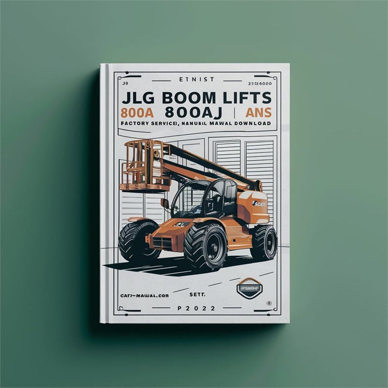 JLG Boom Lifts 800A 800AJ Ansi / (p/n: 3120740) Service Repair Workshop Manual PDF
