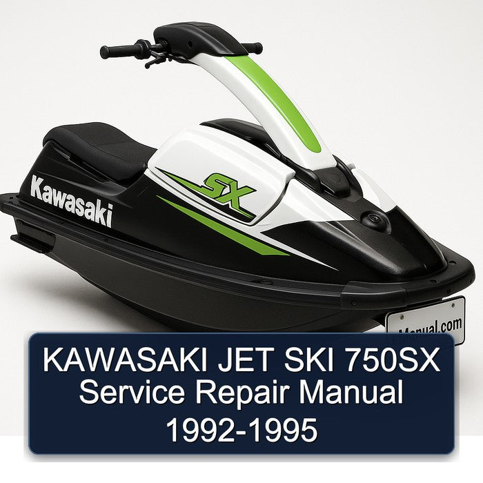 1992-1995 Kawasaki JET SKI 750SX Service Repair Workshop Manual PDF