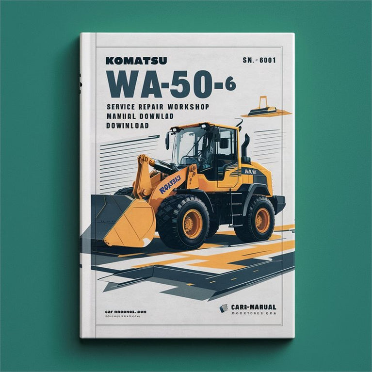 Komatsu WA50-6 Wheel Loader (sn: 60001 Up) SN: Service Repair Workshop Manual PDF