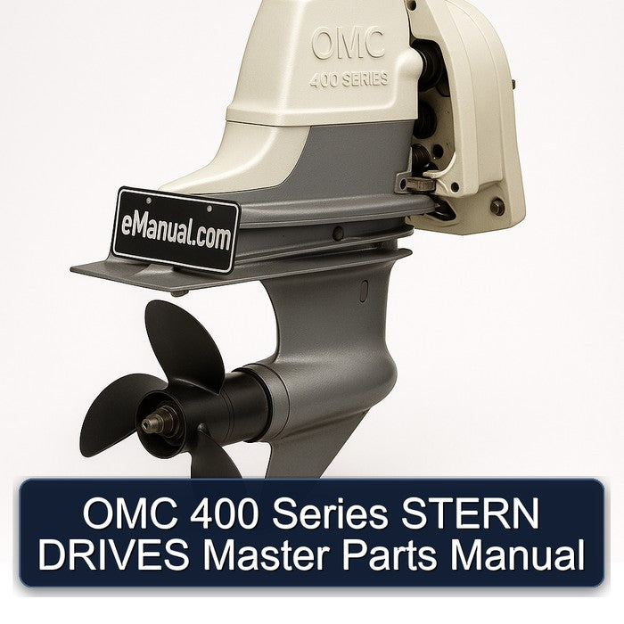 OMC 400 Series Stern Drives Master Parts Catalog PDF