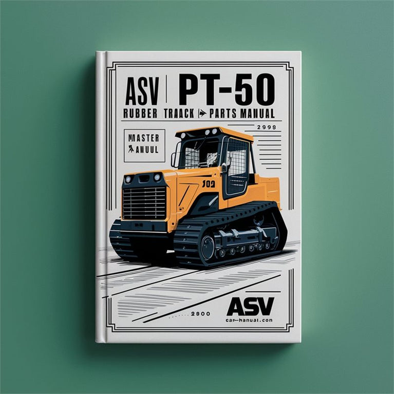 ASV PT-50 Rubber Track Loader Master Parts Catalog PDF