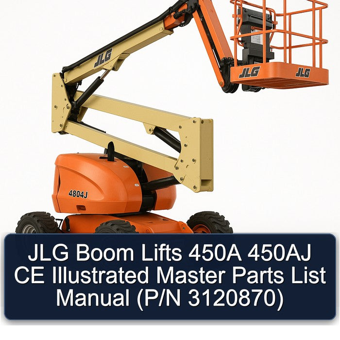 JLG Boom Lifts 450A 450AJ CE Illustrated Master (p/n 3120870) Parts Catalog PDF
