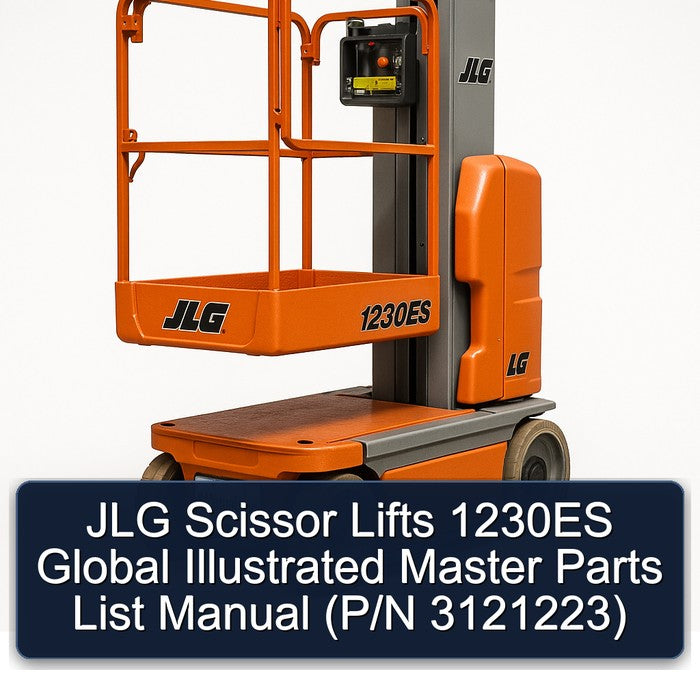 JLG Scissor Lifts 1230ES Global Illustrated Master (p/n 3121223) Parts Catalog PDF