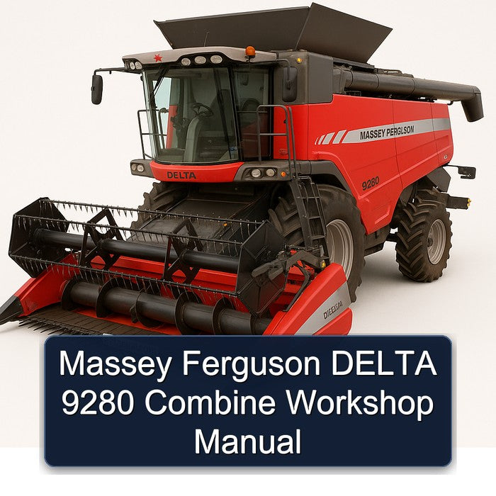 Massey Ferguson Delta 9280 Combine Service Repair Workshop Manual PDF