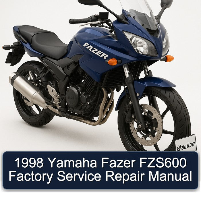1998 Yamaha Fazer FZS600 Service Repair Workshop Manual PDF
