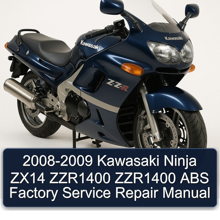 2008-2009 Kawasaki Ninja ZX14 ZZR1400 ABS Service Repair Workshop Manual PDF