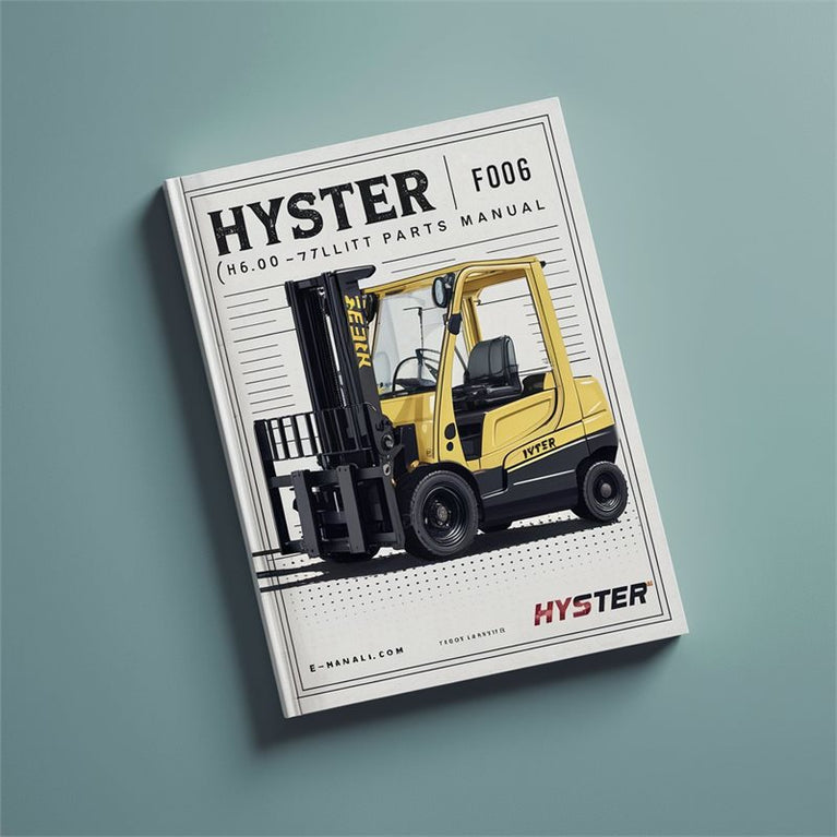 Hyster F006 (h6.00-7.00xl) Forklift H6.00 7.00XL Parts Catalog PDF