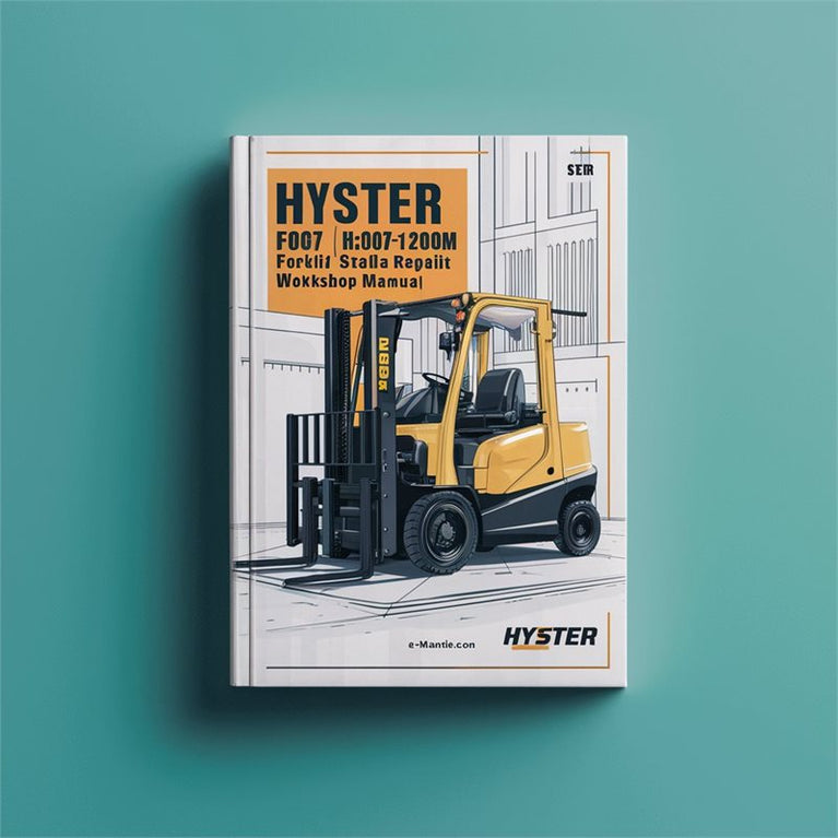2000-2012 Hyster F007 (h8. .00xm Europe) Forklift H8.00 12.00XM Europe Service Repair Workshop Manual PDF