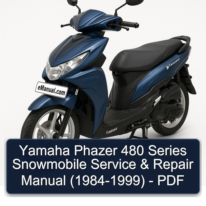 1984-1999 Yamaha Phazer 480 Series Snowmobile ( - ) Service Repair Workshop Manual PDF