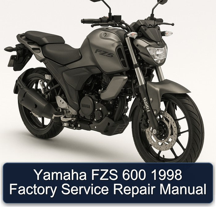 1998 Yamaha FZS Models 600 Service Repair Workshop Manual PDF