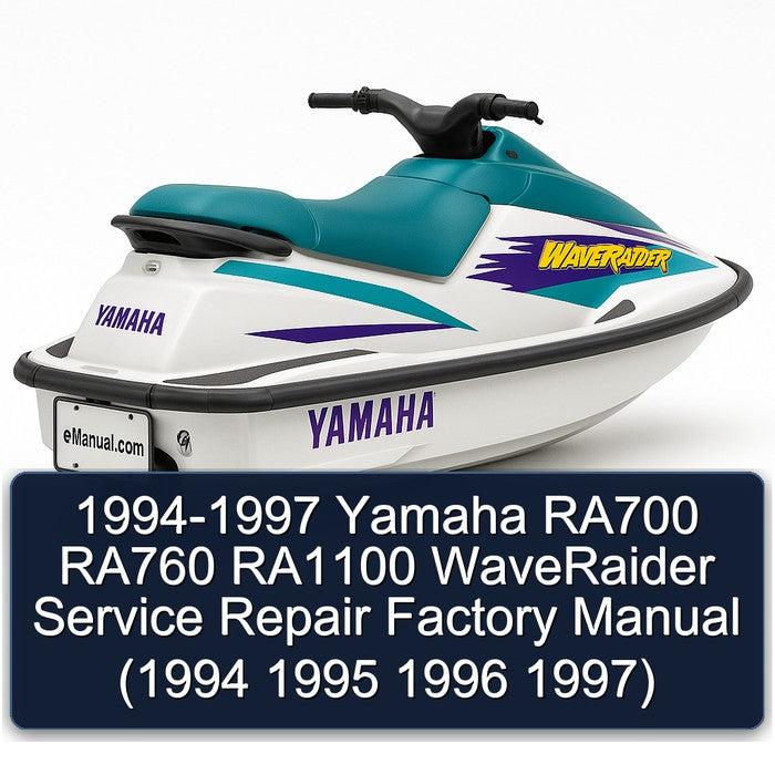 1994-1997 Yamaha RA700 RA760 RA1100 Waveraider Service Repair Workshop Manual PDF