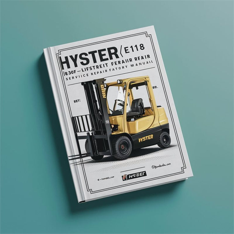 Hyster E118 (R30FFAFF) Forklift R30FFAFF Service Repair Workshop Manual PDF