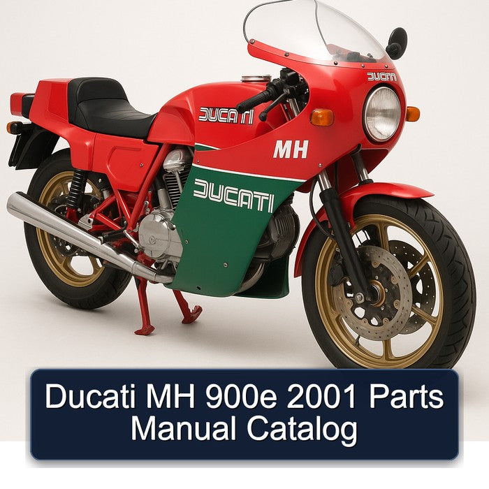2001 Ducati MH Models 900E Parts Catalog PDF