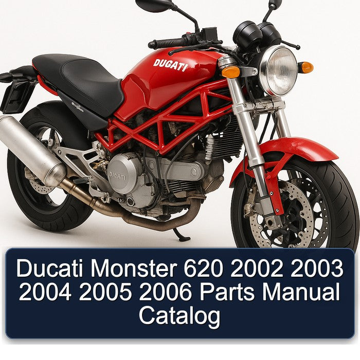 2002-2006 Ducati 620 Monster Parts Catalog PDF