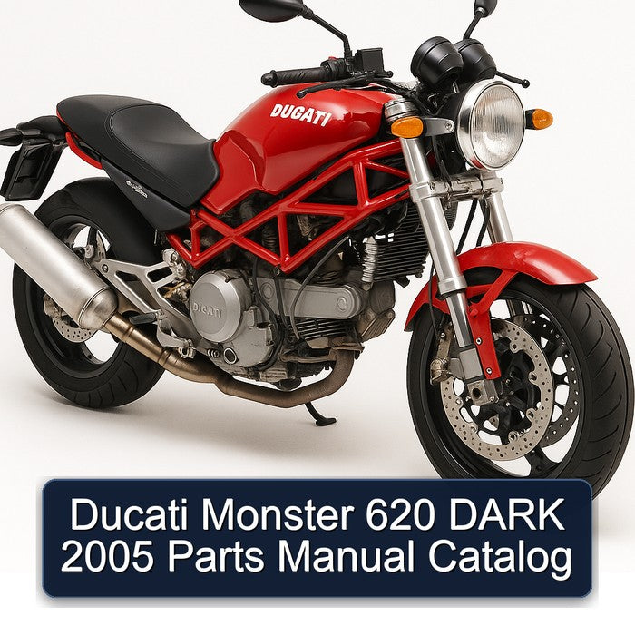 2005 Ducati 620 Monster Dark Parts Catalog PDF