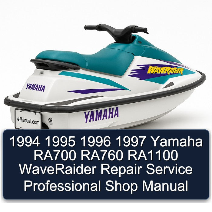 1996-1997 Yamaha RA700 RA760 RA1100 Waveraider Shop Service Repair Workshop Manual PDF