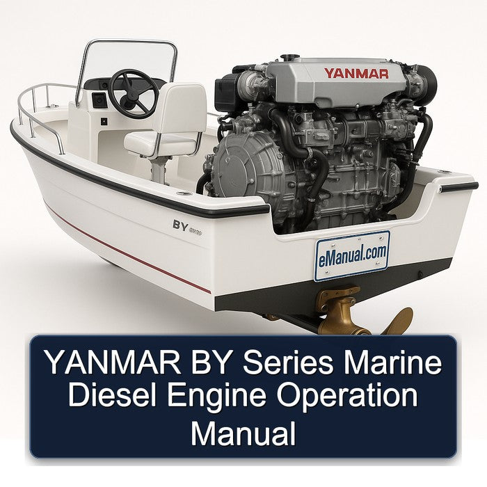 Yanmar Series Marine Diesel Engine Operation Service Repair Workshop Manual PDF