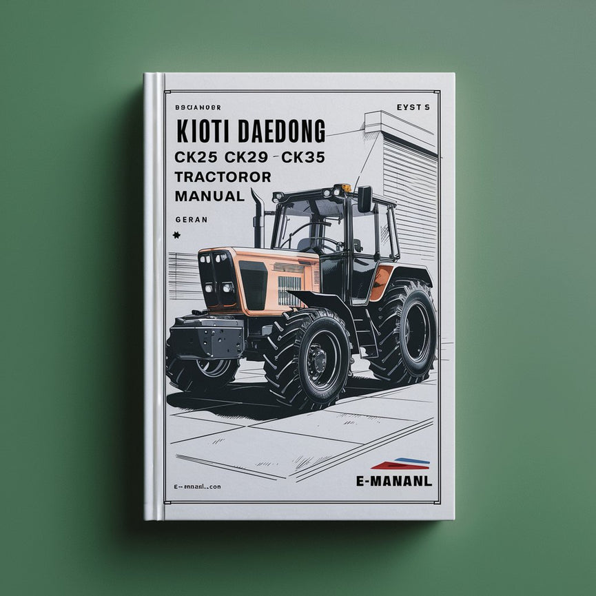 Kioti Daedong CK25 CK27 CK30 CK35 Tractor Operator Manual (German)