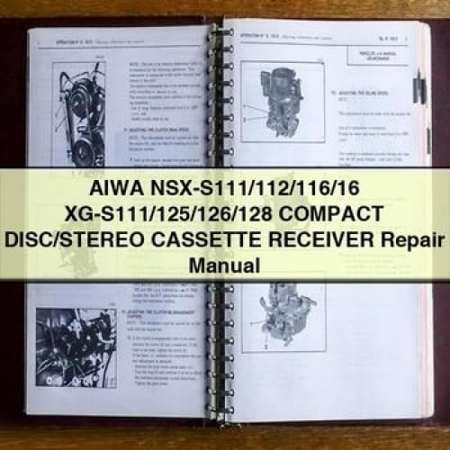 AIWA NSX-S111/112/116/16 XG-S111/125/126/128 Compact DISC/Stereo CASSETTE Receiver Repair Manual