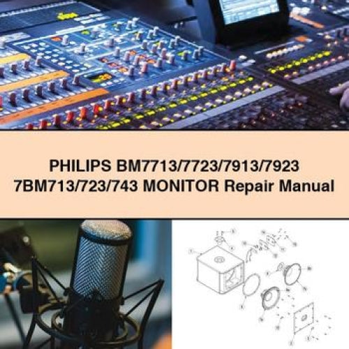 PHILIPS BM7713/7723/7913/7923 7BM713/723/743 MONITOR Repair Manual