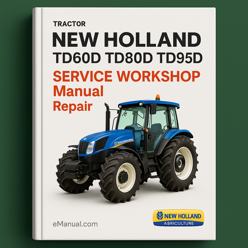 New holland TD60D TD80D TD95D Service Workshop Manual Repair