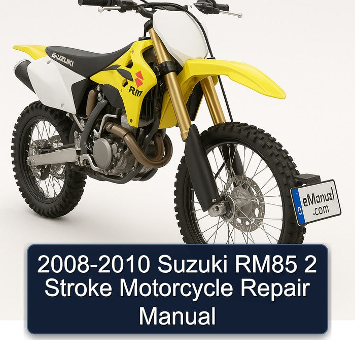 2008-2010 Suzuki RM Series RM85 2 Stroke Motorcycle Service Repair Workshop Manual PDF