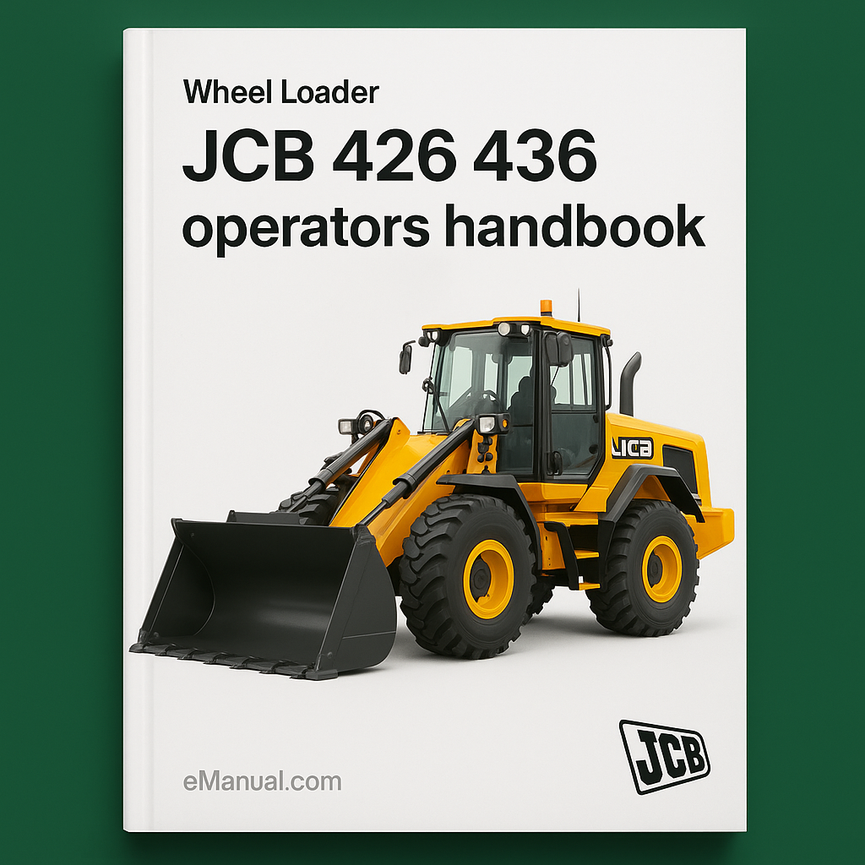 JCB 426 436 operators handbook