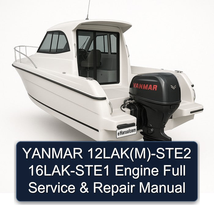 Yanmar 12lak(m)-ste2 16LAK-STE1 Engine Service Repair Workshop Manual PDF