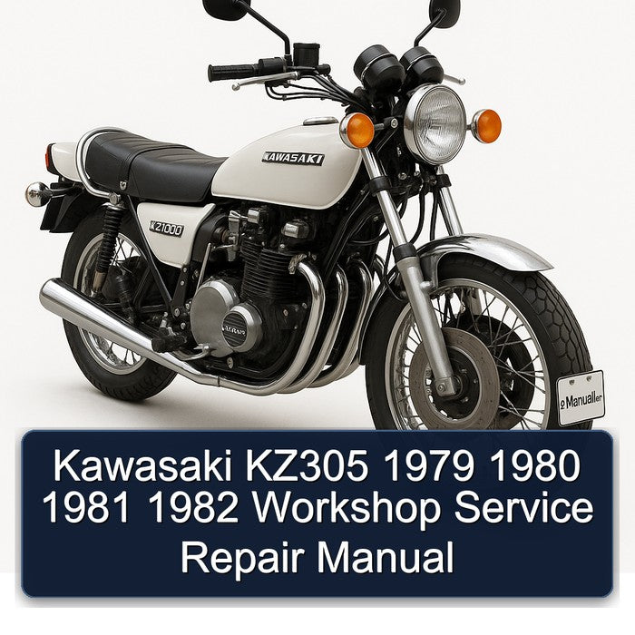 1979-1982 Kawasaki KZ Series KZ305 Service Repair Workshop Manual PDF